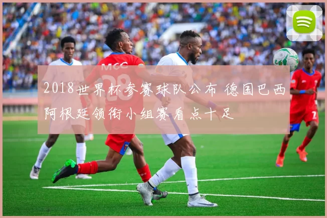 2018世界杯参赛球队公布 德国巴西阿根廷领衔小组赛看点十足