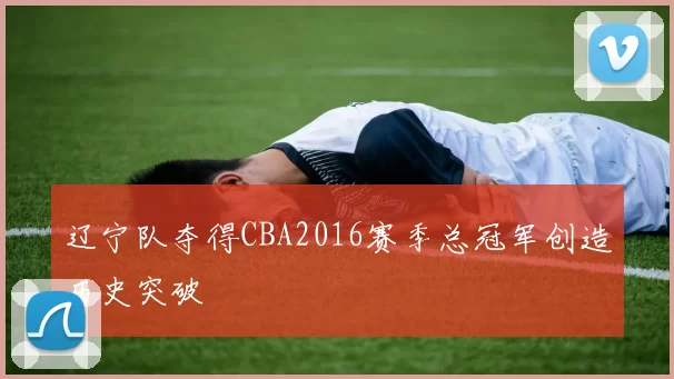 辽宁队夺得CBA2016赛季总冠军创造历史突破